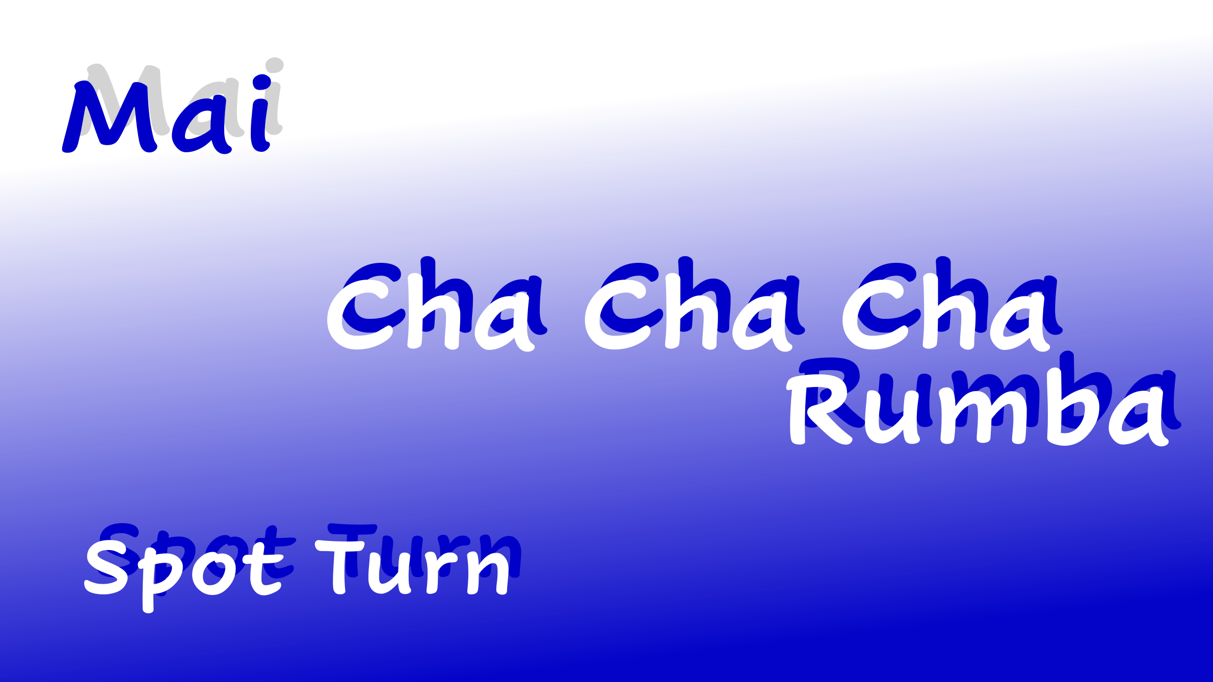 Monatsthema G05 - Mai - Cha Cha Cha u. Rumba